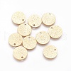 Ion Plating(IP) 304 Stainless Steel Charms STAS-E455-02G-12mm-2