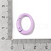 Spray Painted Alloy Spring Gate Rings AJEW-C035-01B-3