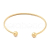 304 Stainless Steel Arm Cuff Bangles AJEW-P127-02G-4