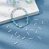 DICOSMETIC 25Pcs 925 Sterling Silver Bead Tips Knot Covers STER-DC0001-55-6