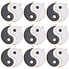 SUNNYCLUE 40Pcs 2 Colors Alloy Enamel Pendants ENAM-SC0005-38-1