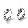 316 Surgical Stainless Steel Hoop Earrings EJEW-P274-13AS-1