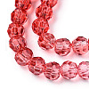 Transparent Glass Beads Strands X-GLAA-E036-07N-4