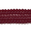 Imitate Austrian Crystal Frosted Glass Beads Strands EGLA-A039-T2mm-MD27-1