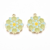 Alloy Enamel Pendants ENAM-E568-12G-2