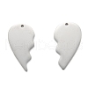Non-Tarnish 304 Stainless Steel Split Pendants STAS-G251-07C-P-2