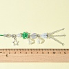Glass & Alloy & Acrylic Mobile Straps HJEW-FS00005-5