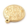 304 Stainless Steel Pendants STAS-I327-07G-2