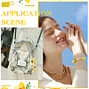 SUNNYCLUE Food Grade Eco-Friendly Silicone Beads SIL-SC0002-23-5