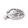 Non-Tarnish 201 Stainless Steel Pendants STAS-G273-06P-3