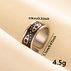 Stylish 304 Stainless Steel Enamel Cuff Ring JG6987-1-1