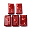 Handmade Lampwork Enamel Beads LAMP-Q045-07E-1
