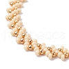 Glass Seed Beads Braided Anklets Set for Women AJEW-AN00465-5