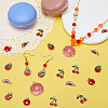 SUNNYCLUE 50Pcs 5 Styles Alloy Enamel Pendants ENAM-SC0005-65-4