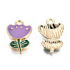 Eco-Friendly Zinc Alloy  Pendants ENAM-R051-07-02G-NR-1
