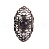 Natural Amethyst Retro Finger Rings RJEW-B067-02R-28-2