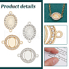   DIY Blank Oval Link Making Kit DIY-PH0020-98-4