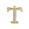 Rack Plating Brass Micro Pave Cubic Zirconia Pendant KK-H449-76G-07-1