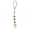 Handmade Lampwork Mushroom Mobile Straps HJEW-JM02290-4