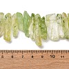 Natural Crackle Quartz Crystal Dyed Beads Strands G-I345-05G-5