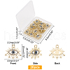 SUPERFINDINGS 20pcs Electroplate Alloy Pendants FIND-FH0003-64-5