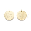Ion Plating(IP) 304 Stainless Steel Pendants STAS-T060-36G-2