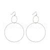 304 Stainless Steel Dangle Earrings EJEW-L237-02P-1