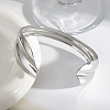 Fashionable Stainless Steel Cuff Bangles for Women JF4975-2-1