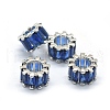 Cubic Zirconia European Beads KK-L184-64B-P-1