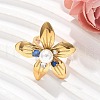 304 Stainless Steel Cuff Rings for Women RJEW-H246-04G-1