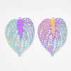 Ion Plating(IP) 201 Stainless Steel Filigree Pendants X-STAS-S108-36-2