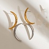 304 Stainless Steel Stud Earrings for Women EJEW-K310-03GP-1