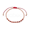 Natural Agate Braided Beaded Bracelets BJEW-JB11420-06-1
