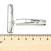 Smooth 316 Surgical Stainless Steel Rectangle Magnetic Clasps STAS-Z134-01P-3