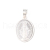 999 Fine Silver Religious Medal Pendants STER-C006-02S-1