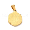 PVD Vacuum Plating 304 Stainless Steel Pendants STAS-F277-34G-2