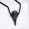 Retro Rock Punk Men's Thor Hammer Stainless Steel Pendant Necklaces RM0707-3-1