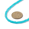 Baking Painted Imitation Jade Glass Beaded Necklace Sets for Women NJEW-JN04196-3