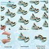   100Pcs Tibetan Style Alloy Pendants TIBEP-PH0001-68-4