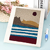  DIY Punch Needle Frame Covered with Cloth DIY-NB0005-06B-5