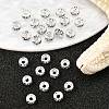 Rack Plating Brass Crystal Rhinestone Rondelle Space Beads RB-D303-S-4