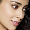 Brass Micro Pave Clear Cubic Zirconia Clip on Nose Rings WG03BCA-11-1