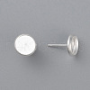 304 Stainless Steel Stud Earring Settings STAS-K131-B-01S-2