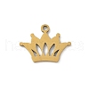 201 Stainless Steel Pendants STAS-S157-03B-G-1