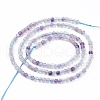 Natural Fluorite Beads Strands G-H266-21-5