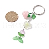Acrylic & Lampwork & Glass Keychain KEYC-MZ00005-3