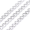 3.28 Feet 304 Stainless Steel Curb Chains X-CHS-F006-04A-P-2