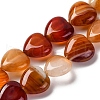 Natural Red Agate Beads Strands G-I372-A03-01-2