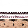 Transparent Gradient Color Glass Beads Strands GLAA-H021-01A-22-5