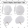 AHADERMAKER 2Pcs 2 Styles Acrylic Earring Display Stands EDIS-GA0001-06-2
